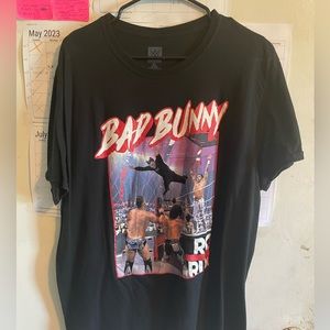Bad bunny official WWE Royal Rumble Tshirt Size XL